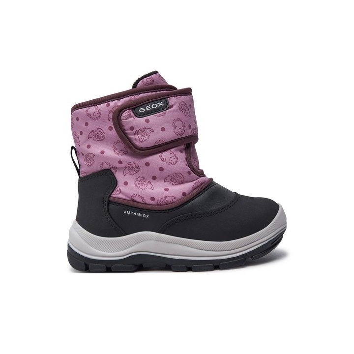 Geox Geox Schneeschuhe B Flanfil Girl B Abx B263WG 0BCMN C0724 S Schwarz Schnürschuh