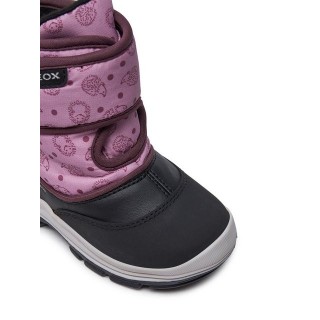 Geox Geox Schneeschuhe B Flanfil Girl B Abx B263WG 0BCMN C0724 M Schwarz Schnürschuh