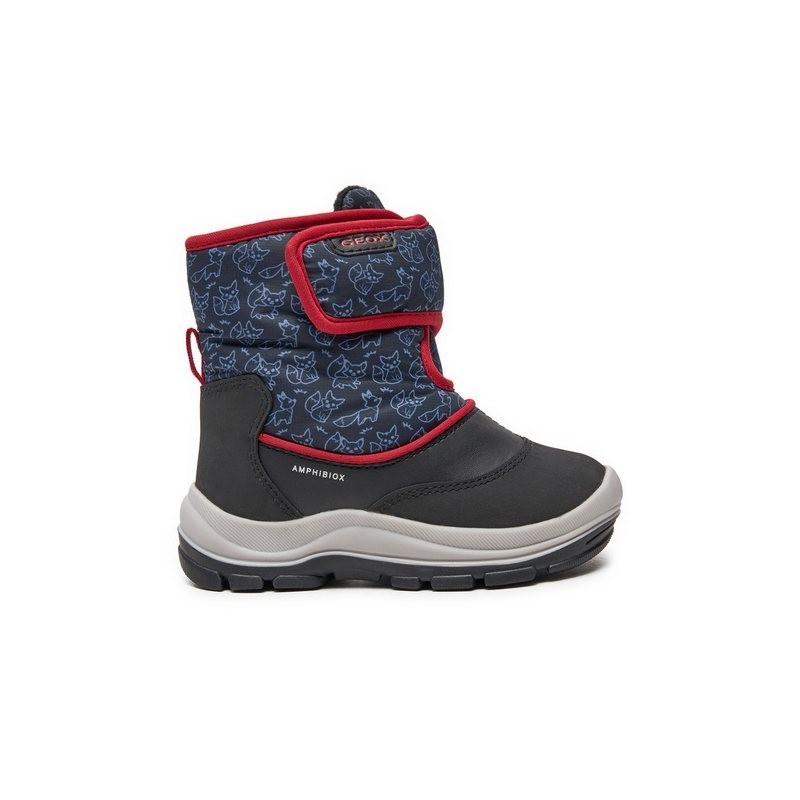 Geox Schneeschuhe Geox Schneeschuhe B Flanfil Boy B Abx B263VE 0BCMN C0048 S Schwarz
