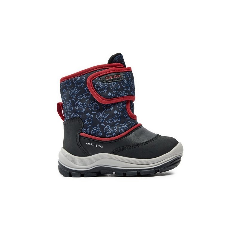 Geox Schneeschuhe Geox Schneeschuhe B Flanfil Boy B Abx B263VE 0BCMN C0048 M Schwarz