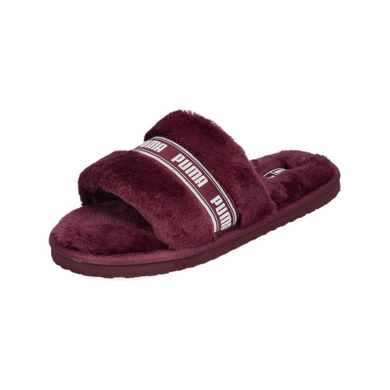 PUMA Puma Fluff Dark Jasper-Warm White Slipper