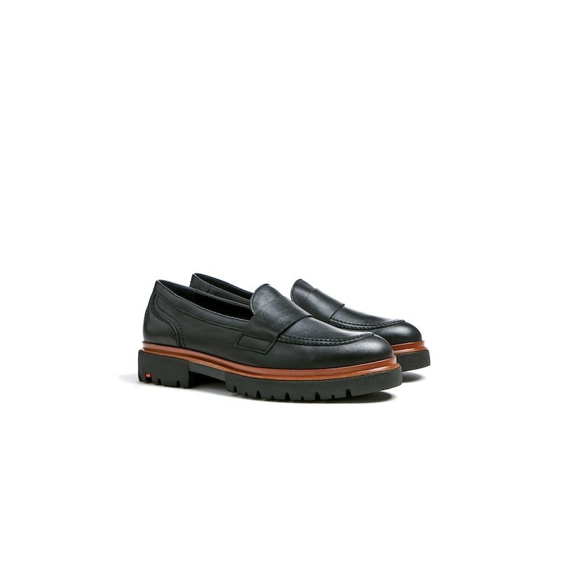 Lloyd Slipper Leder Schwarz 5