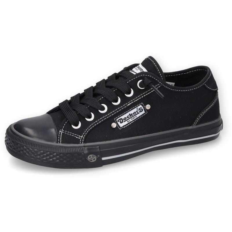 Dockers by Gerli Slip-On Sneaker, Sneaker, Schlupfschuh, Freizeitschuh mit elastischer Zierschnürung