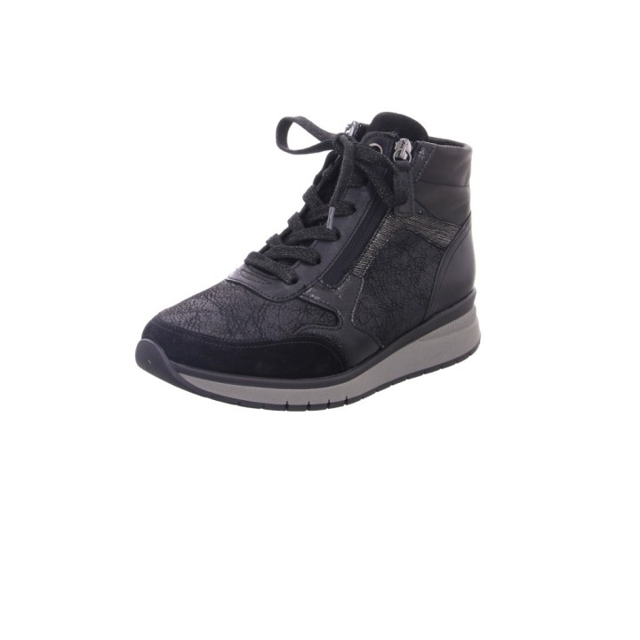 Gabor schwarzer Damenkeilabsatz Sneaker 4