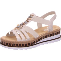 Plateausandalette - gold 36