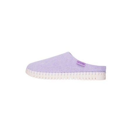 Ilse Jacobsen TULIP3090F Slipper Filz, Innenfutter aus Kunstfell, Flexible Sohle aus Naturkautschuk