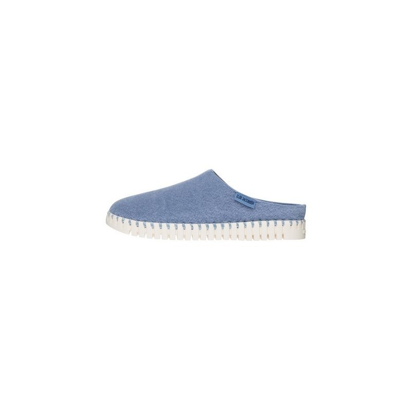 Ilse Jacobsen TULIP3090F Slipper Filz, Innenfutter aus Kunstfell, Flexible Sohle aus Naturkautschuk