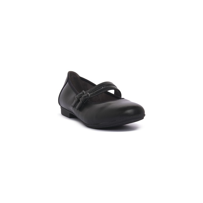 Jana  Ballerinas NERO NAPPA
