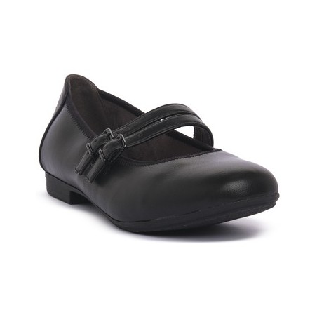 Jana  Ballerinas NERO NAPPA