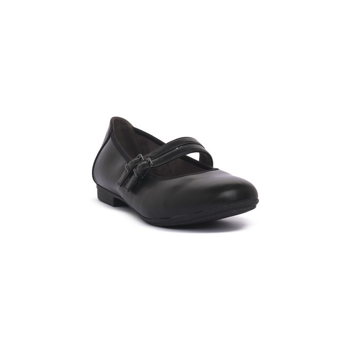 Jana  Ballerinas NERO NAPPA