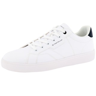 TOM TAILOR Sneaker, Kontrastbesatz an der Ferse, Freizeitschuh, Halbschuh, Schnürschuh