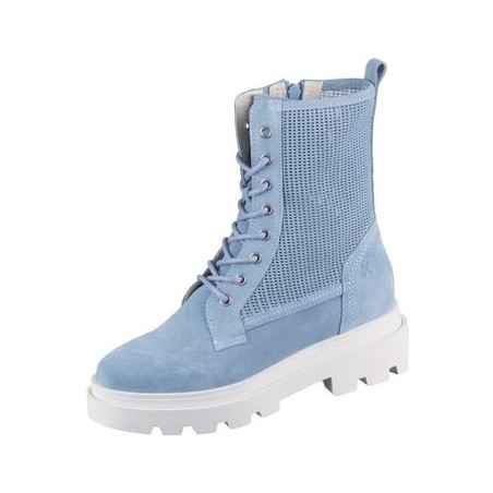 Post Xchange  Stiefel Stiefeletten Raquel 50 4200 light blue suede 50 4200