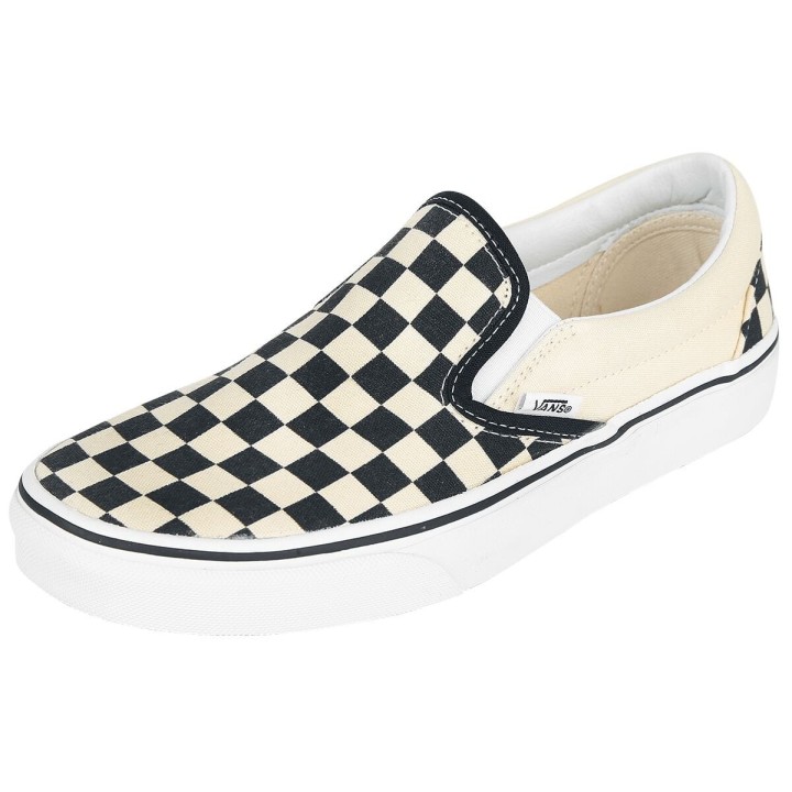 Vans Sneaker - Classic Slip On Checkerboard - EU36 bis EU43 - Größe EU36 - schwarz/altweiß