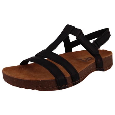 Damen Komfort Sandalen I Breathe 0946 Schwarz Black Leder 40