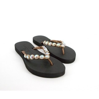 Lazamani Lazamani Flip-Flops black - LA77002-BLACK Badeschuh