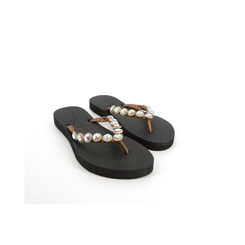 Lazamani Lazamani Flip-Flops black - LA77002-BLACK Badeschuh