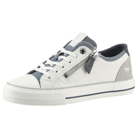 Mustang Shoes Sneaker, mit seitlichem Reißverschluss, Freizeitschuh, Halbschuh, Schnürschuh