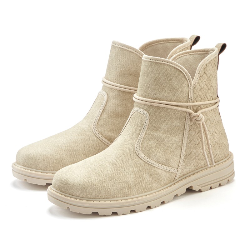 Vivance Stiefelette »Boots, Stiefel«, mit raffinierten Bindebändern VEGAN