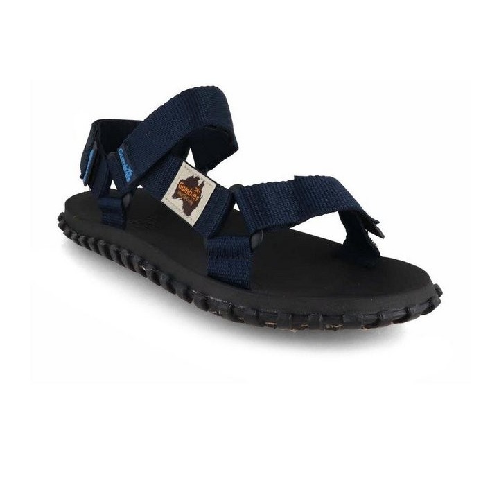 Gumbies Scrambler Trekking Sandale für Damen und Herren in navy Hausschuh Outdoor Trekking Sandale