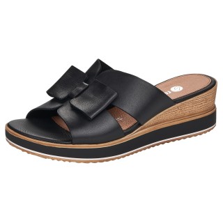 Remonte Pantolette, Keilabsatz, Sommerschuh mit schöner Zierschleife