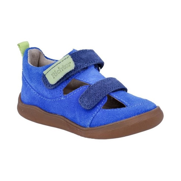 Richter Samy WMS: mittel Lauflernschuh Sandale mit Klettverschluss, Größenschablone zum Download