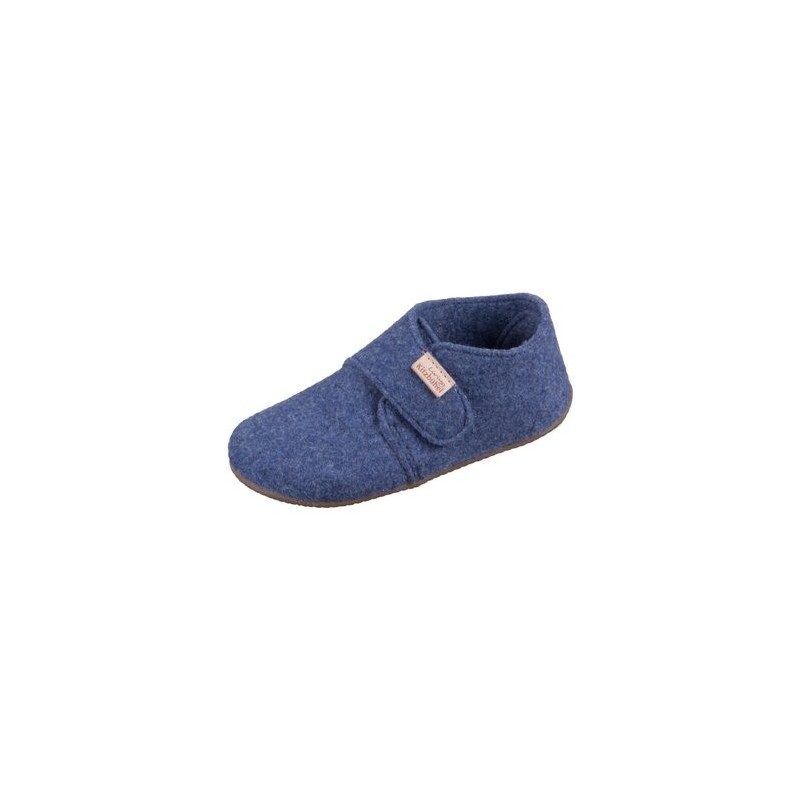 Kitzbuehel  Pantoffeln Kinder 4419-569 media blue Wolle 4419-569