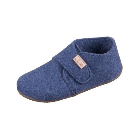 Kitzbuehel  Pantoffeln Kinder 4419-569 media blue Wolle 4419-569