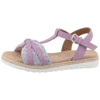 TOM TAILOR Riemchensandale, Plateau, Sandalette, Sommerschuh mit verstellbarer Schnalle