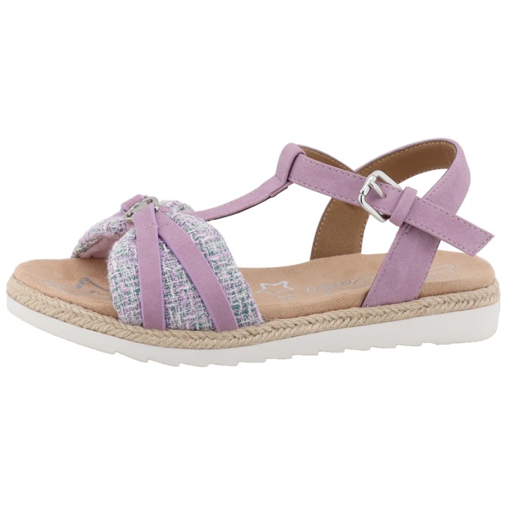 TOM TAILOR Riemchensandale, Plateau, Sandalette, Sommerschuh mit verstellbarer Schnalle