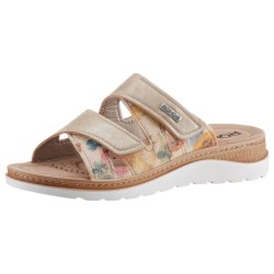 Rohde Pantolette »Baviera«, Keilabsatz, Sommerschuh, Schlappen mit Logo-Emblem