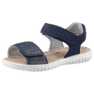 Superfit Sandale »SPARKLE WMS: mittel«, Sandalette mit Glitzereffekt, Größenschablone zum Download