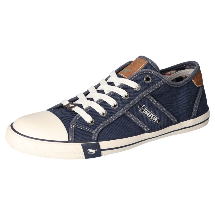 Mustang Shoes Sneaker, mit Mustang Markenlabel, Freizeitschuh, Halbschuh, Schnürschuh