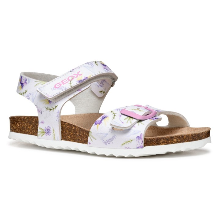 Geox Sandale »J ADRIEL GIRL«, Mädchen Sandale, Sommerschuh mit Fußbett