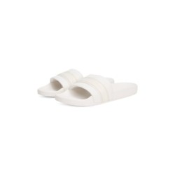 Tommy Hilfiger Pantolette »HILFIGER POOLSIDE WITH WEBBING«, Plateau, Sommermode, Bequemschuh, Flats mit Textilband