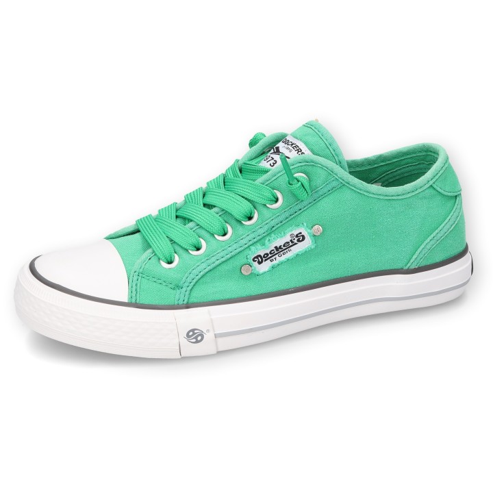 Dockers by Gerli Slip-On Sneaker, Sneaker, Schlupfschuh, Freizeitschuh mit elastischer Zierschnürung