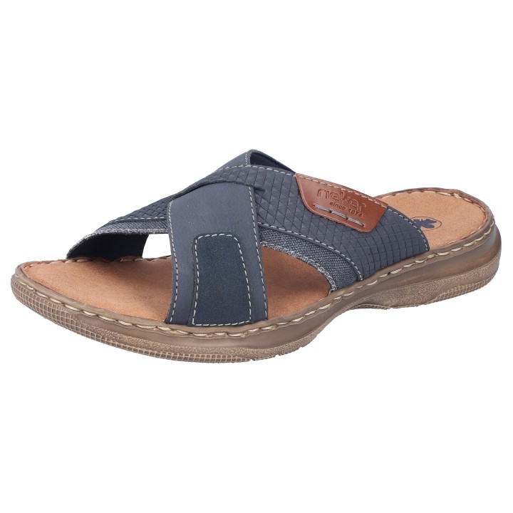 Rieker Pantolette, Sommerschuh, Schlappen, Poolslides mit weicher Innensohle