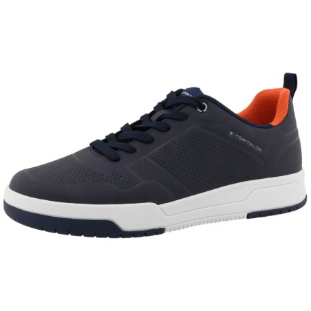 TOM TAILOR Plateausneaker, Freizeitschuh, Halbschuh, Schnürschuh mit Lochmuster
