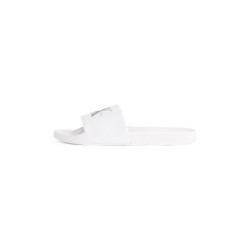 Calvin Klein Jeans Badepantolette »SLIDE MONOGRAM«, Sommerschuh, Schlappen, Poolslides, Strandschuh mit Logoschriftzug