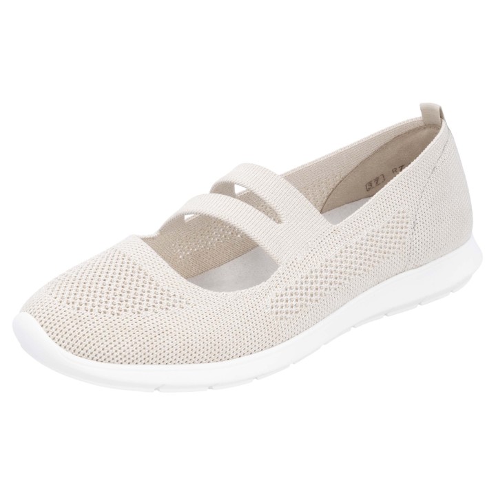 Remonte Riemchenballerina, Halbschuh, Freizeitschuh, Komfortschuh mit herausnehmbarer Einlage