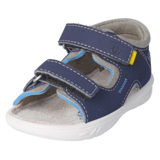 PEPINO by RICOSTA Lauflernschuh »Mantu WMS: mittel«, Sandale mit Klett, WMS-System, Leder, Größenschablone zum Download