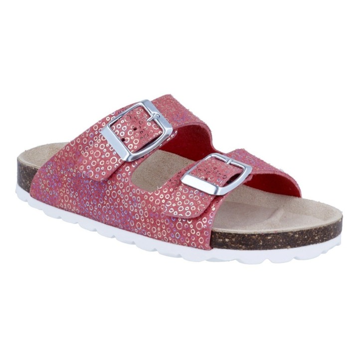 Richter Pantolette »Bio WMS: weit«, Hausschuh mit Fußbett, Größenschablone zum Download