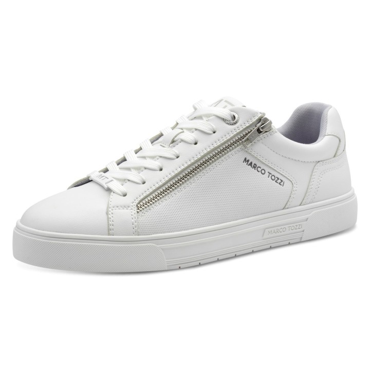 MARCO TOZZI Plateausneaker, Freizeitschuh, Halbschuh, Schnürschuh mit Perforierung