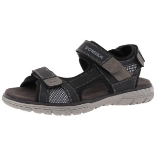 Romika Sandale, Sommerschuh, Trekkingsandale, Herrensandale mit Klettverschlüssen