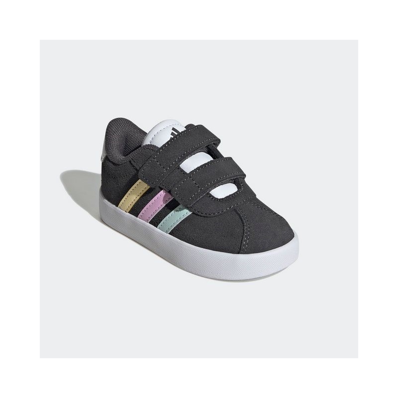 adidas Sportswear VL COURT 3.0 Klettschuh für Kinder, inspiriert vom Design des adidas samba