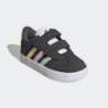adidas Sportswear VL COURT 3.0 Klettschuh für Kinder, inspiriert vom Design des adidas samba