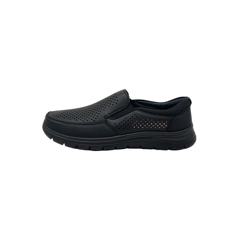 Nowaland Atmungsaktive Herren Slipper Halbschuhe Mokassin Bequeme und leichte Halbschuhe mit Belüftungslöchern
