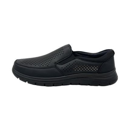 Nowaland Atmungsaktive Herren Slipper Halbschuhe Mokassin Bequeme und leichte Halbschuhe mit Belüftungslöchern