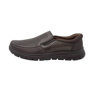 Nowaland Atmungsaktive Herren Slipper Halbschuhe Mokassin Bequeme und leichte Halbschuhe mit Belüftungslöchern