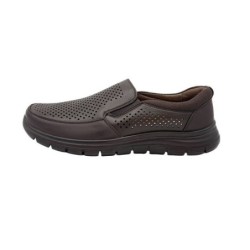 Nowaland Atmungsaktive Herren Slipper Halbschuhe Mokassin Bequeme und leichte Halbschuhe mit Belüftungslöchern