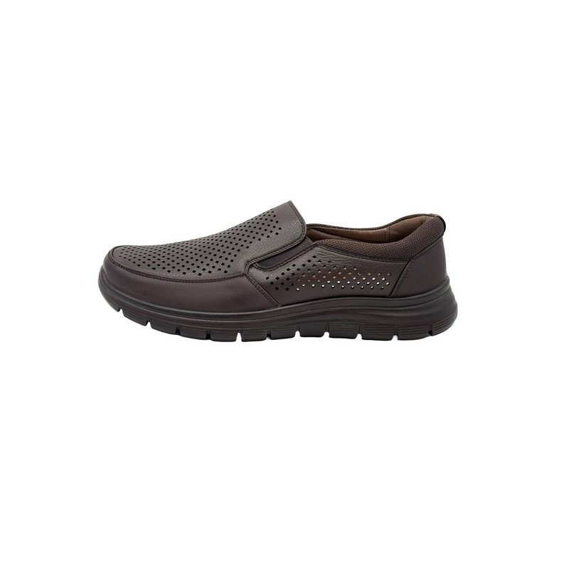 Nowaland Atmungsaktive Herren Slipper Halbschuhe Mokassin Bequeme und leichte Halbschuhe mit Belüftungslöchern
